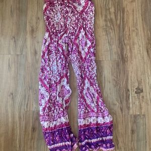 Comfy Pink Pattern Pants